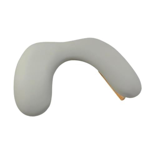 perfk Nagelarm Ruhe Kissen Maniküre Hand Rasttisch Desk Station PU U Formstandhalter für Salonreisen persönliche Urlaub, Grau von perfk