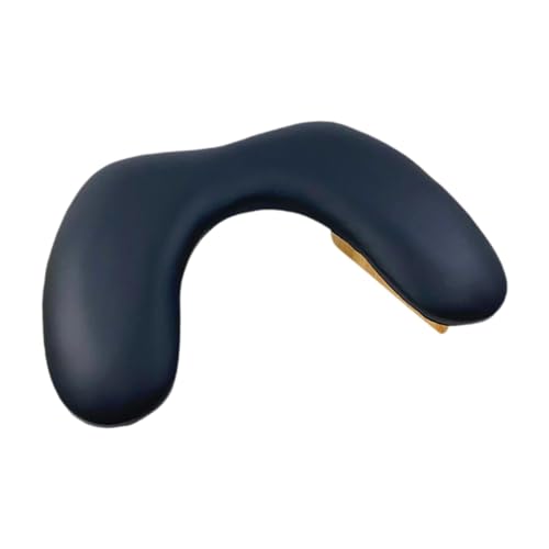 perfk Nagelarm Ruhe Kissen Maniküre Hand Rasttisch Desk Station PU U Formstandhalter für Salonreisen persönliche Urlaub, Schwarz von perfk