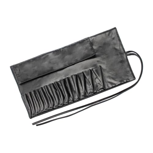 perfk Organizer-Tasche für Make-up-Pinsel, Kosmetiktasche, kompakte Make-up-Handtasche mit 14 Taschen für Frauen und Mädchen auf Reisen im Freien von perfk