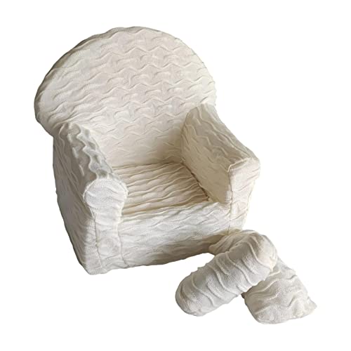 perfk Posing Sofa Set Baby Fotografie Sofa Hintergrund, Kleines Sessel Kissen Kissen Set für Jungen Mädchen, Stil c von perfk