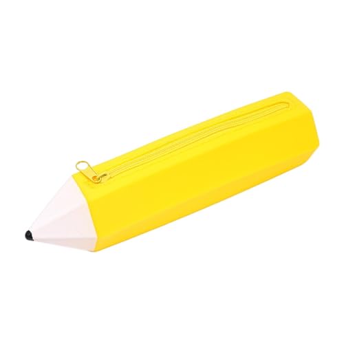 perfk Stifteetui Federmäppchen Stiftetasche Organizer Und Stiftehalter in Lustiger Stiftform mit Großem Fassungsvermögen für Schüler Und Als Geschenk für Le, Gelb perfk Stifteetui Federmäppchen Stiftetasche Organizer Und Stiftehalter in Lustiger Stiftform mit Großem Fassungsvermögen für Schüler Und Als Geschenk für Le, Gelb von perfk