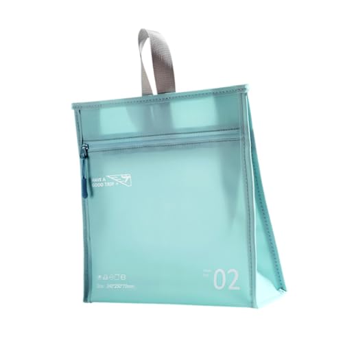 perfk Tragbare Make-Up Tasche Hängen Kosmetik Tasche für Mädchen Reise Koffer Hause Frauen, Blau von perfk