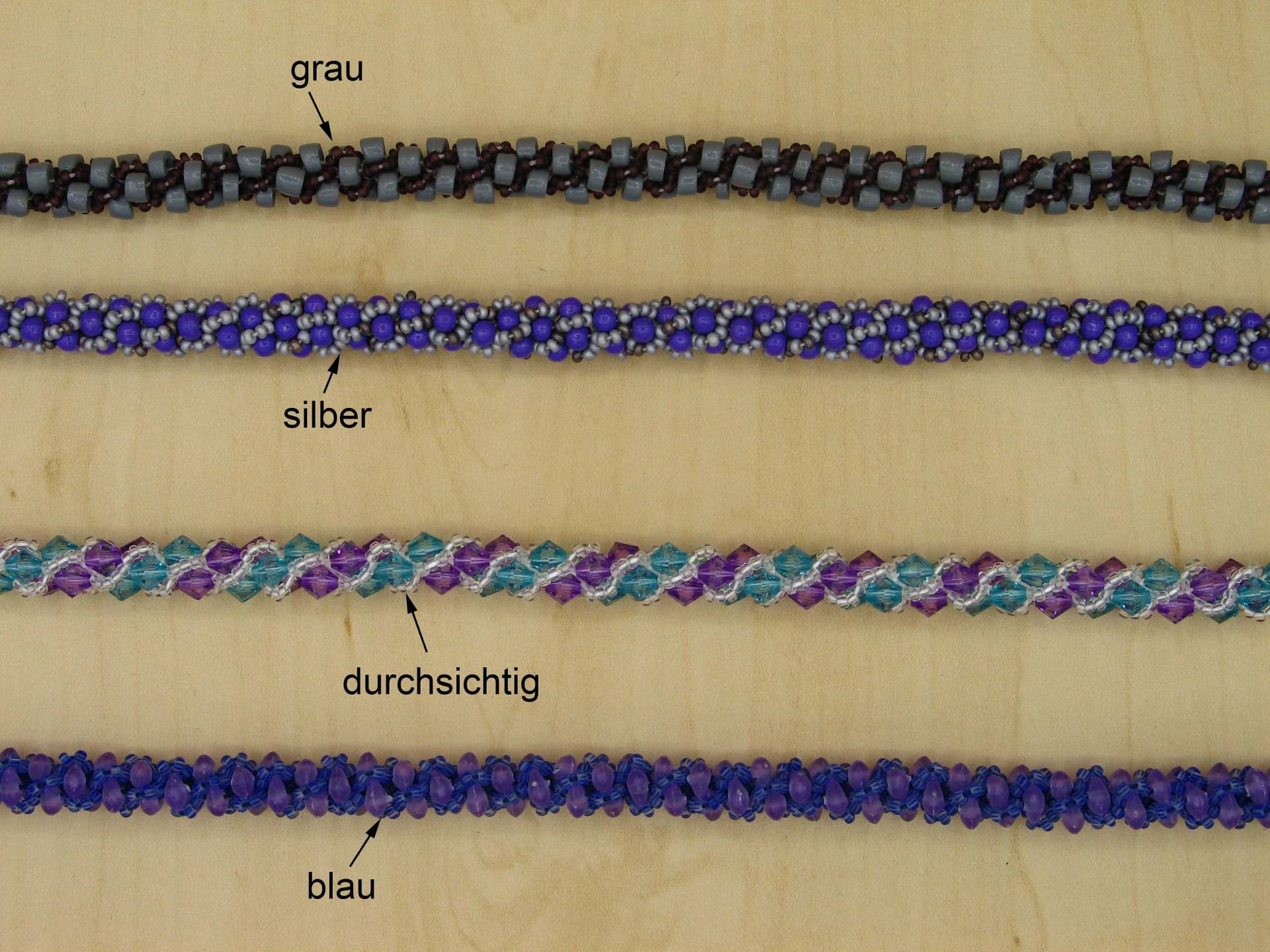Häkelkette Mit Perlen in Verschiedenen Formen - 1 Farbe Je Nach Auswahl Häkelkette Mit Perlen in Verschiedenen Formen - 1 Farbe Je Nach Auswahl von perlenschmuckdesign