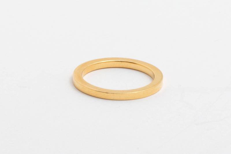 14K Gelb Oder Weiß Gold Plated Circle Of Life Ring von perryandbleecker