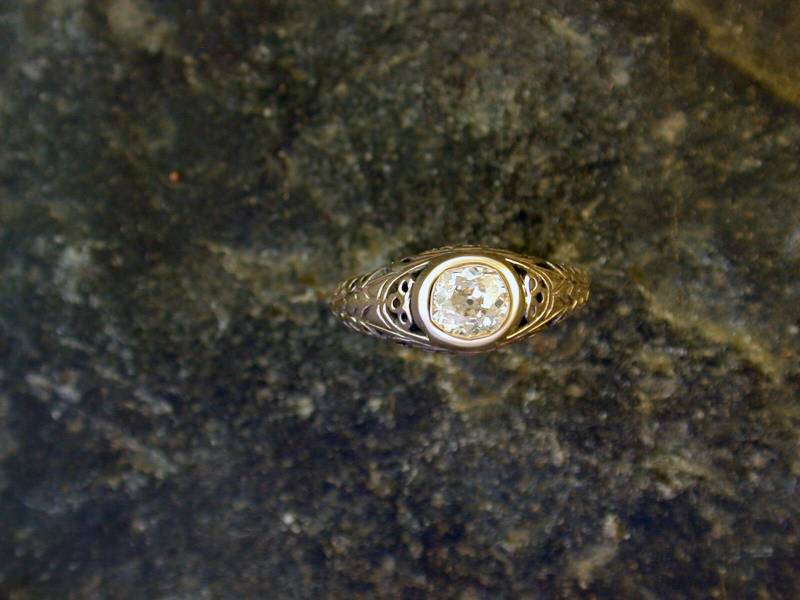 Diamant Und 14K Goldring von peteconder