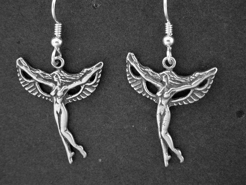 sterling Silber-Fee-Anhänger Auf Silberkette von peteconder