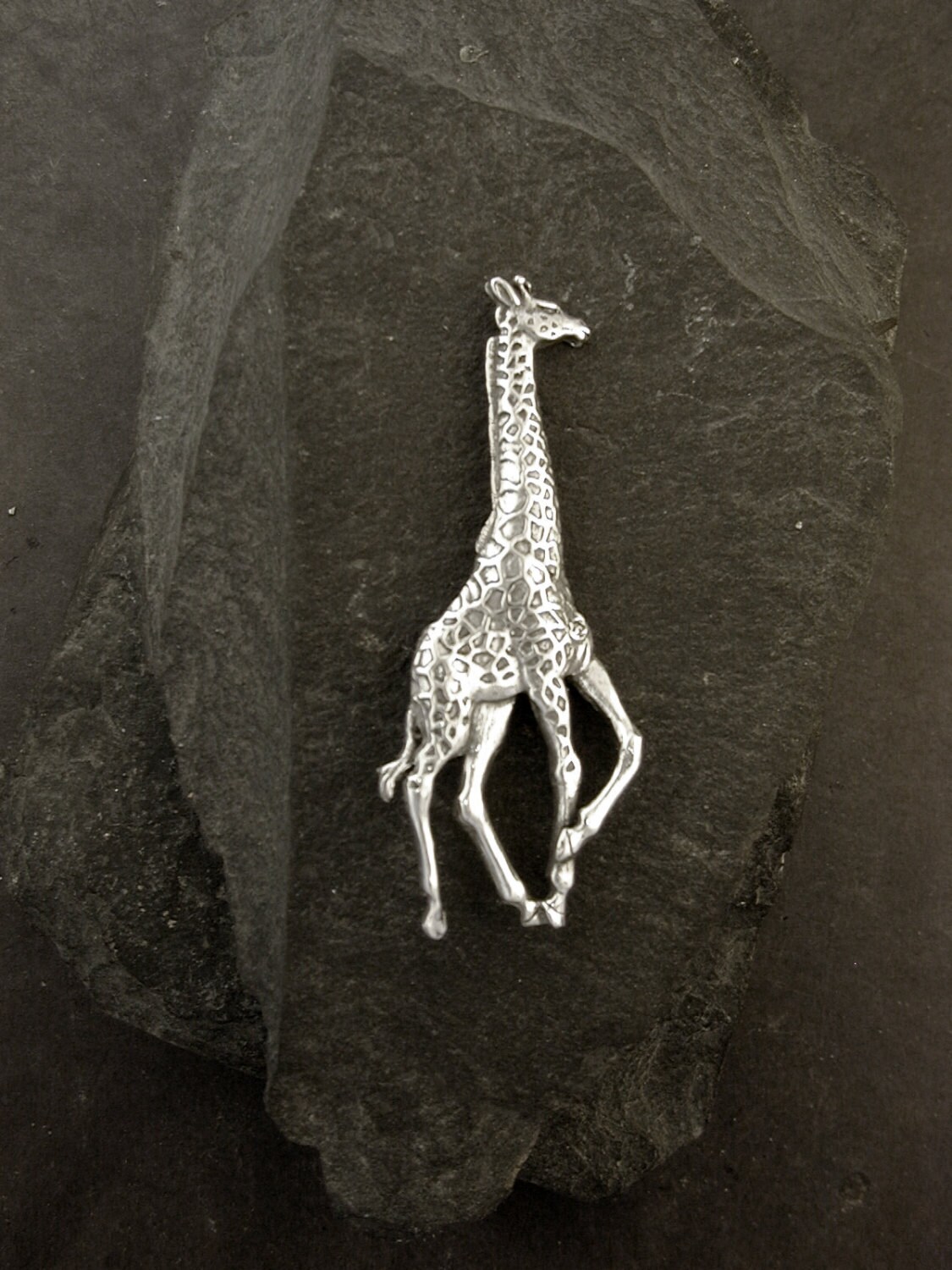 sterling Silber Giraffe Brosche von peteconder