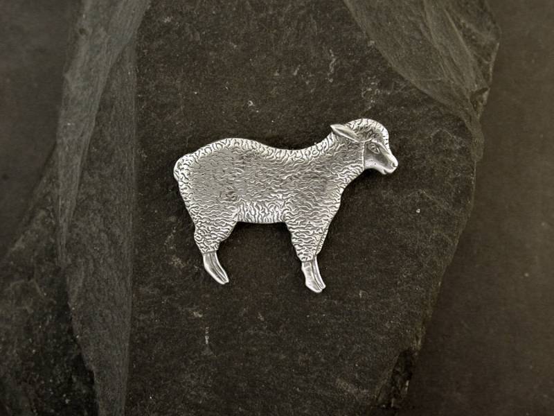 sterling Silber Lamm Schaf Brosche von peteconder