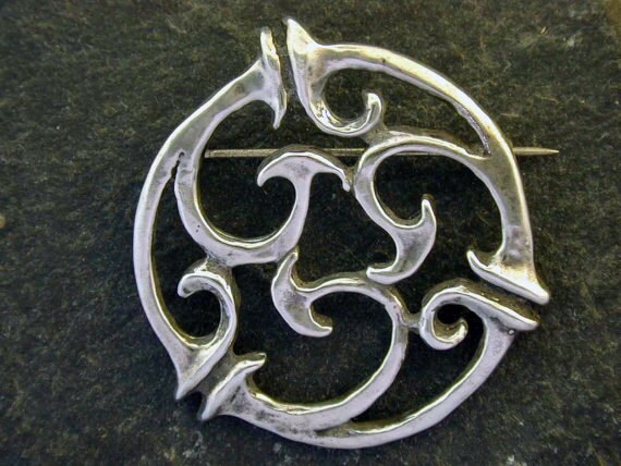 sterling Silber Uralte Design Brosche von peteconder