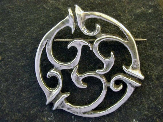sterling Silber Uralte Design Brosche von peteconder