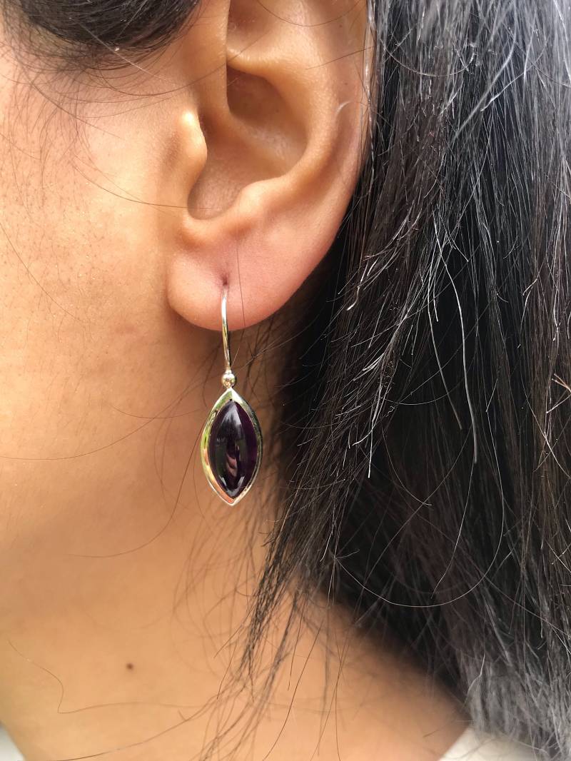 Wunderschöne Amethyst Damen-Ohrhänger Mit Sterlingsilber Von Peter Erker Artikel Oh10A von petererker