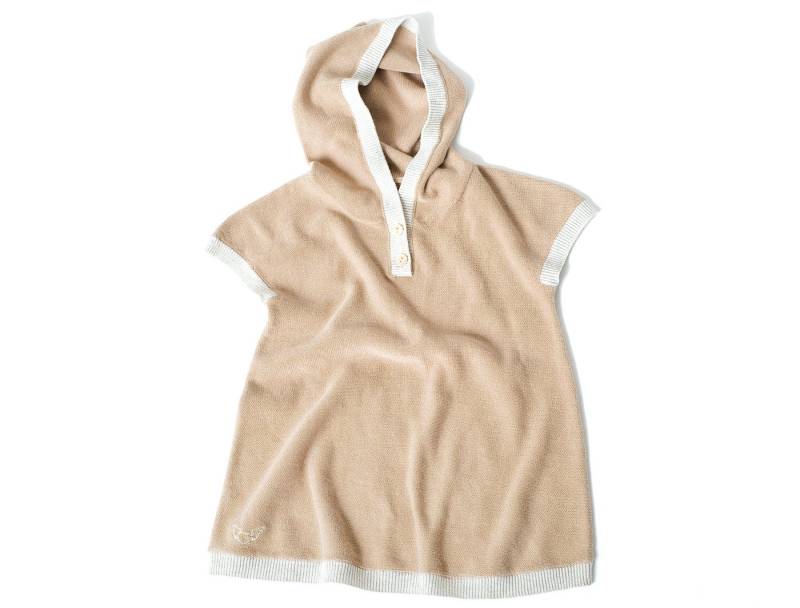 petit amour Strickkleid Baby- & Kleinkindermode SAMANTHA Biobaumwolle Kapuze (Packung, 1-tlg) in Unifarben mit Strickkapuze nach GOTS zertifiziert von petit amour. von petit amour