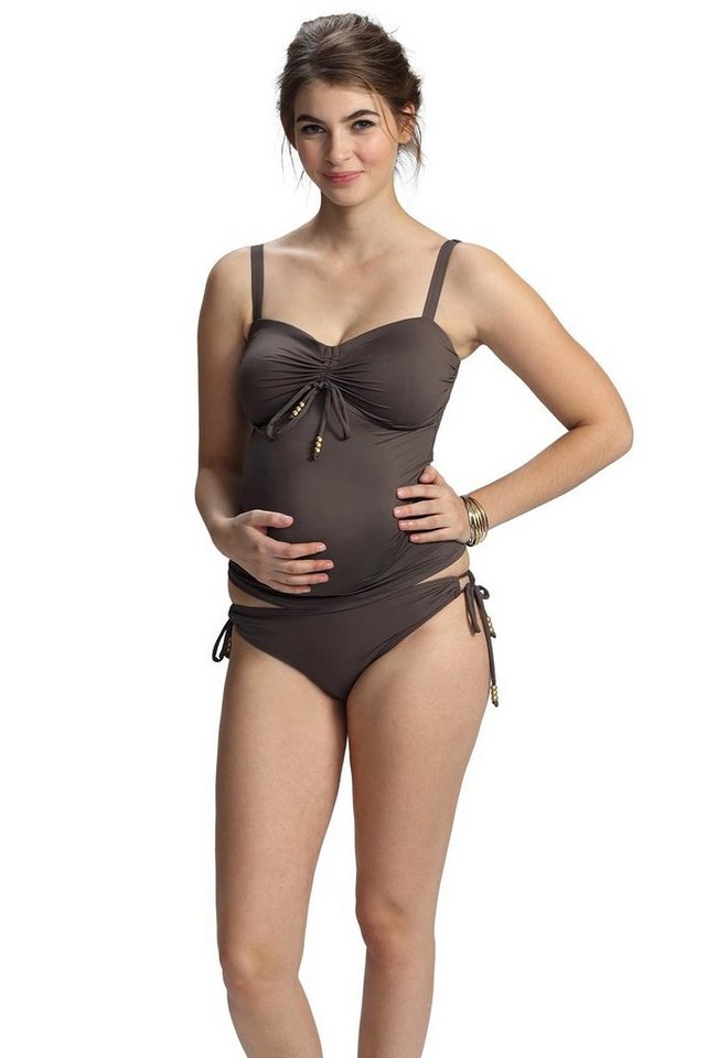 petit amour Umstands-Tankini Umstandsbademode CAMERON_bronzé maternity swimwear Bademode schwanger Design made in Hamburg, stylish &bequem, mitwachsend von petit amour