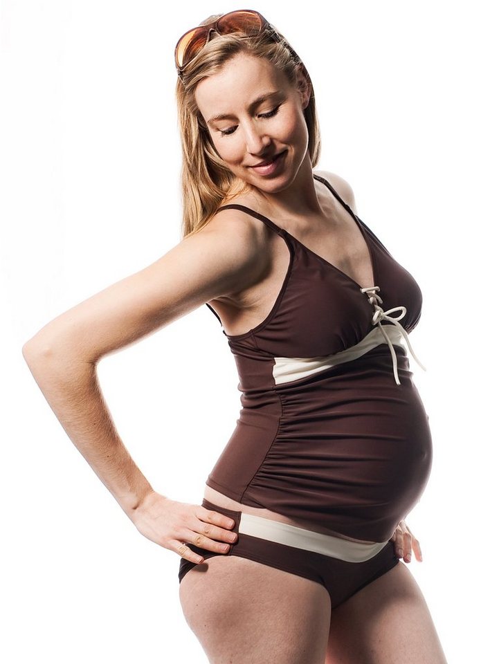 petit amour Umstandstankini ALYSSA Umstandsbademode C-D-E Cup Bademode schwanger (Set, Umstandstankinitop und Umstandsbikinislip), Design made in Hamburg, stylish und bequem & wächst mit von petit amour