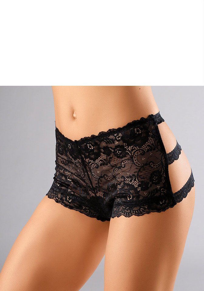 petite fleur gold Panty-Ouvert mit Bänderoptik von petite fleur gold