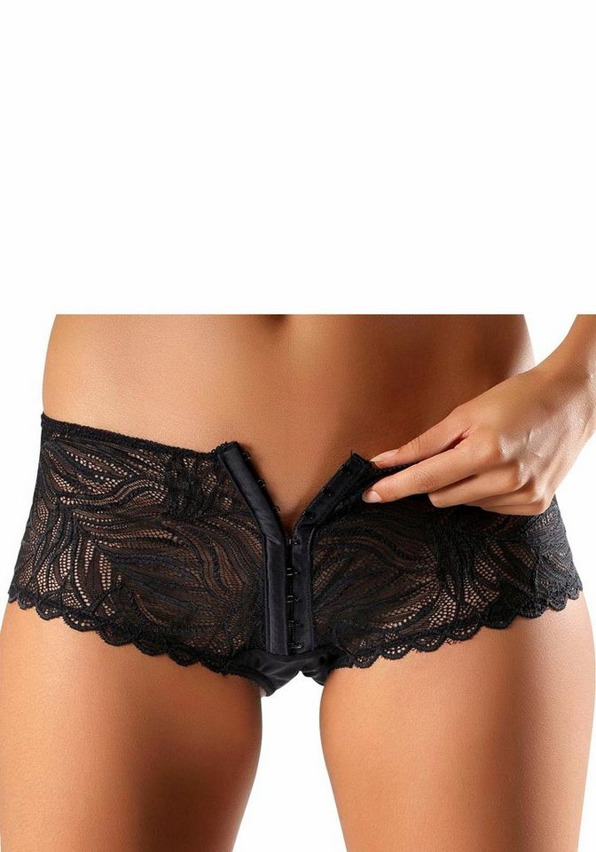 petite fleur gold Panty mit Häkchenverschluss vorne von petite fleur gold