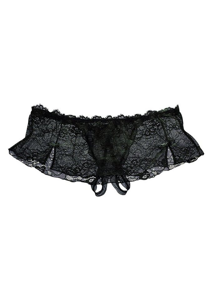 petite fleur gold Stringpanty-Ouvert aus Vollspitze von petite fleur gold