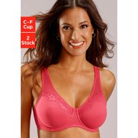 Witt Weiden Damen Minimizer-BH himbeere + weiß von petite fleur