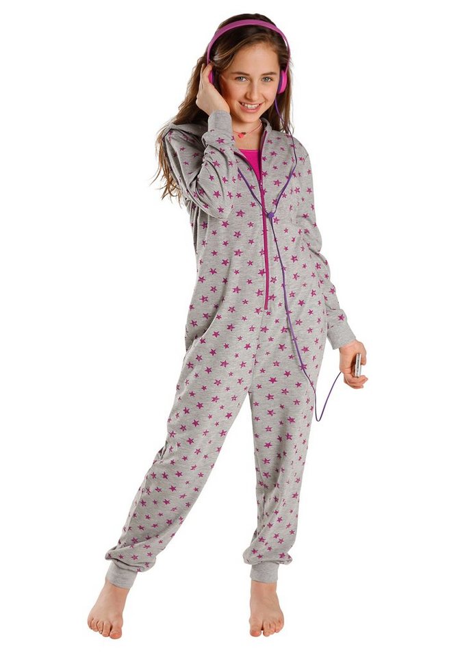 petite fleur Overall toller Einteiler zum Relaxen, allover bedruckt petite fleur Overall toller Einteiler zum Relaxen, allover bedruckt von petite fleur