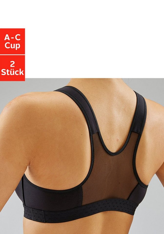 petite fleur Sport-BH (Packung, 2 Stück) ohne Bügel für Yoga von petite fleur