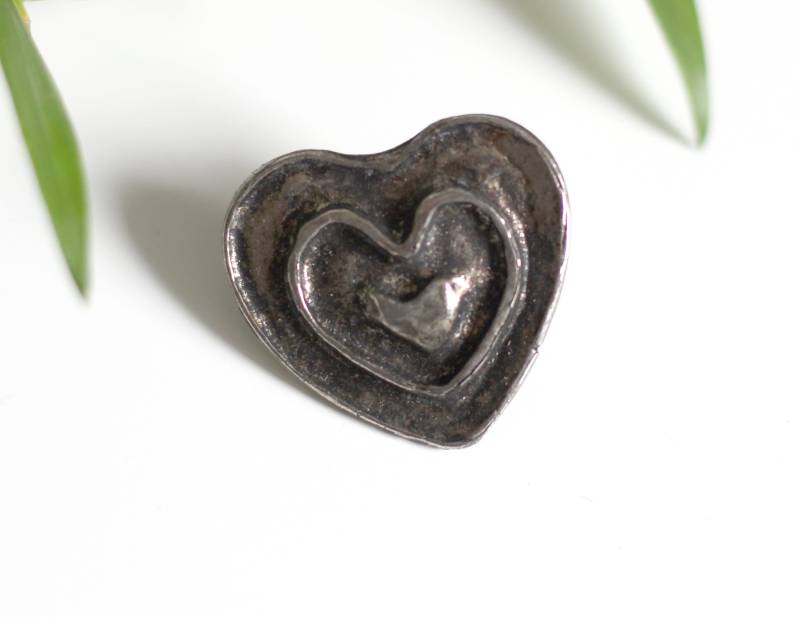 Vintage Brosche Herz, Herzschmuck, Trachtenbrosche, 1970Er Jahre Schmuck Vintage Brosche Herz, Herzschmuck, Trachtenbrosche, 1970Er Jahre Schmuck von petitebijouterie