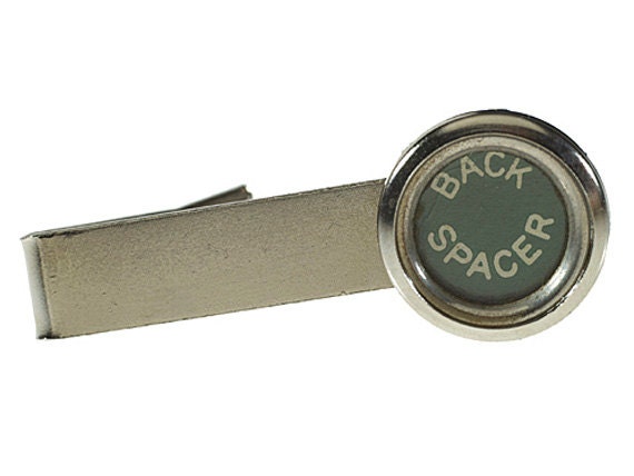 Vintage Schreibmaschine Funktion Schlüssel Krawattenklammer | Silber von petitev