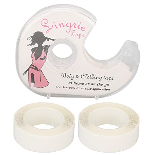 Kleidung Klebeband doppelseitiger transparenter Spender für Mode 2 Rolls Frauen Körper alle Haut Kleidung Klebeband doppelseitiger transparenter Spender für Mode 2 Rolls Frauen Körper alle Haut von petjoyful