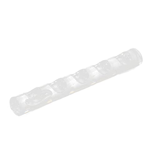 Make -up -Pinselhalter Organizer Tragbarer Acryl transparent 5 Schlitznagelkunstpenststift für Zuhause von petjoyful