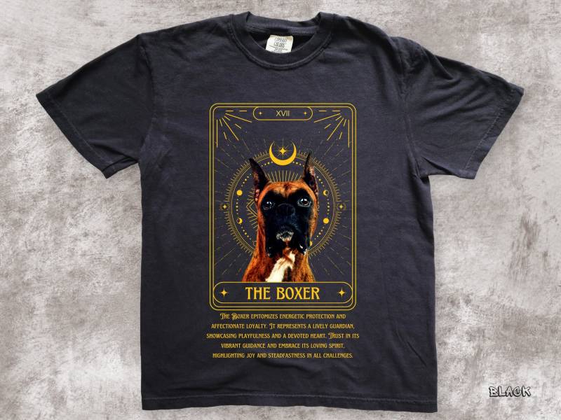 The Boxer - Vintage Tarot Style Shirt Mit Boxer, Besitzer, T-Shirt von petsters
