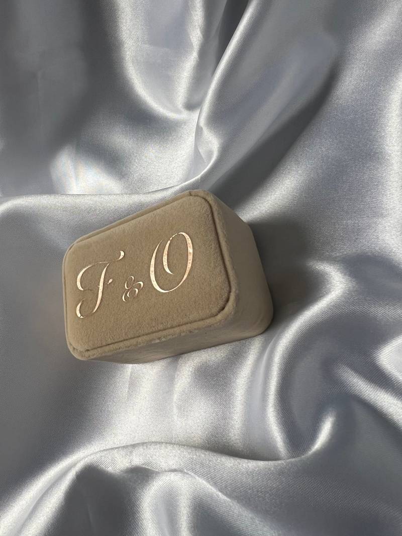 Ringbox Ringschatulle Samt von phantasticoh