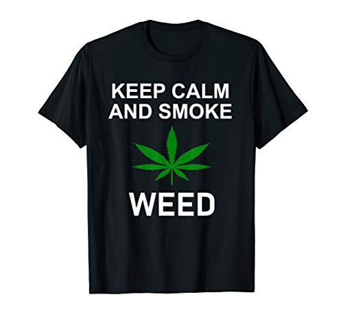 Keep Calm and Smoke Weed Damen - Herren T-shirt von philne1992