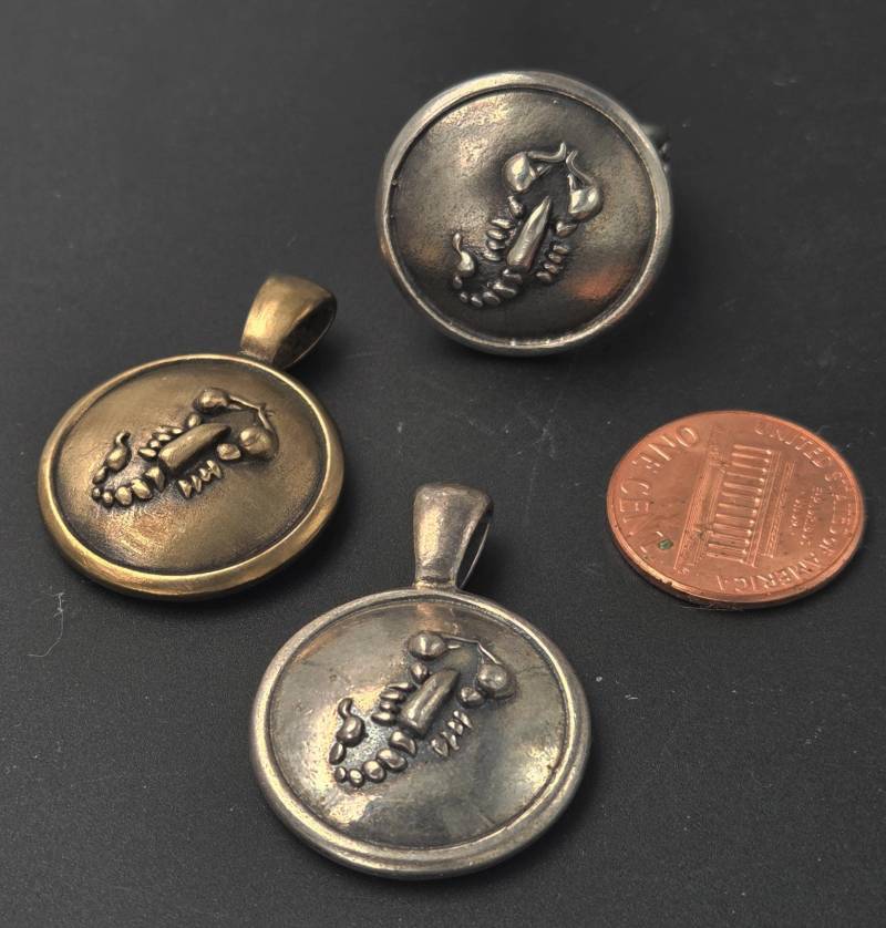 Goldene Bronze Skorpion Ring Verstellbar Oder Anhänger Sternzeichen Astrologie Schmuck von phxfox