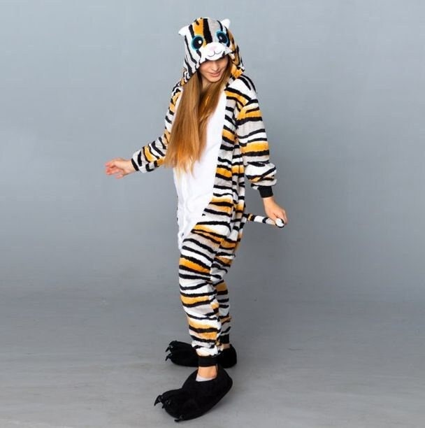 Lustiger Katzen Strampelanzug Für Erwachsene, Pyjama, Herren Pyjama Tier Erwachsene von piJAMAstudio