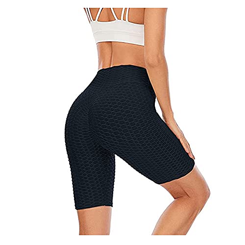 piannao Damen Gym Leggins Hohe Taille Kompressions Push Up Leggings Frauen Honeycomb Fitnesshose von piannao