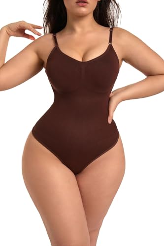 piannao Shapewear Damen Body Shper Bauchweg Bodysuit Formender Vielseitige Frauen atmungsaktiven Materialien mit Verstellbarer Bequemer Shapewear Damen stark formend Bodys für Damen von piannao