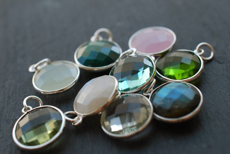 Runder Edelstein-Anhänger/Geburtstagsgeschenke Personalisierte Geschenke von picturing