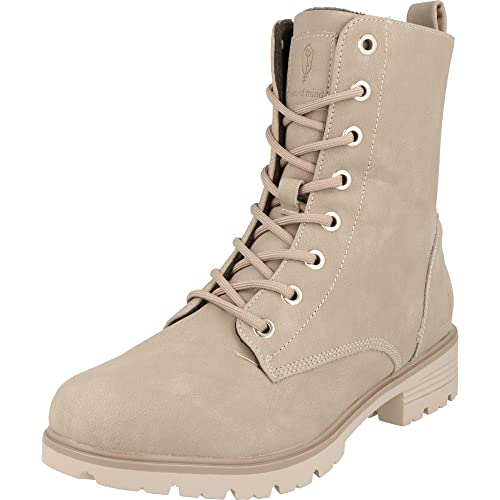 piece of Mind. Damen Schuhe Winter Stiefelette Schnürboots 252-586 Grau (eu_footwear_size_system, adult, women, numeric, medium, numeric_40) von piece of Mind.