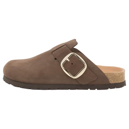 piece of mind - Comfort - Clogs (40 EU Dunkelbraun) von piece of mind