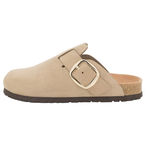 piece of mind - Comfort - Clogs (40 EU Taupe) von piece of mind
