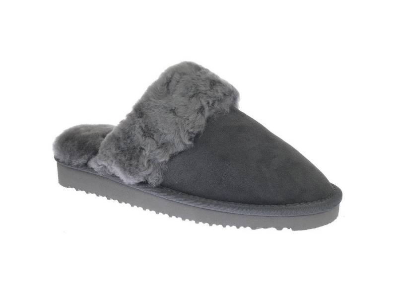 piece of mind. BLACK Leder Damen Hausschuhe EUR 40 grau Hausschuh von piece of mind.