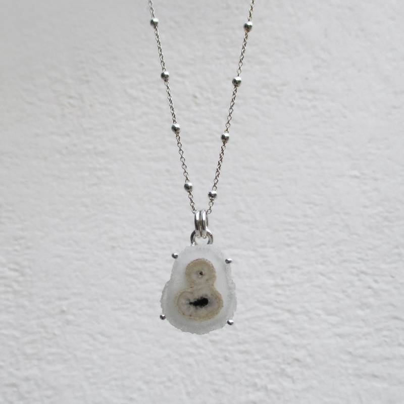 Solar Quarz Stalaktit Halskette Roher Kristall Anhänger Mit Sterling Silber Kette Solar Quarz Stalaktit Halskette Roher Kristall Anhänger Mit Sterling Silber Kette von pieceofART