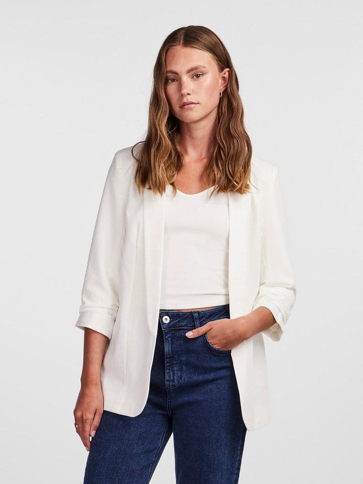 pieces Blusenblazer PCBOSELLA 3/4 BLAZER NOOS mit Faltendetail am Ärmel pieces Blusenblazer PCBOSELLA 3/4 BLAZER NOOS mit Faltendetail am Ärmel von pieces