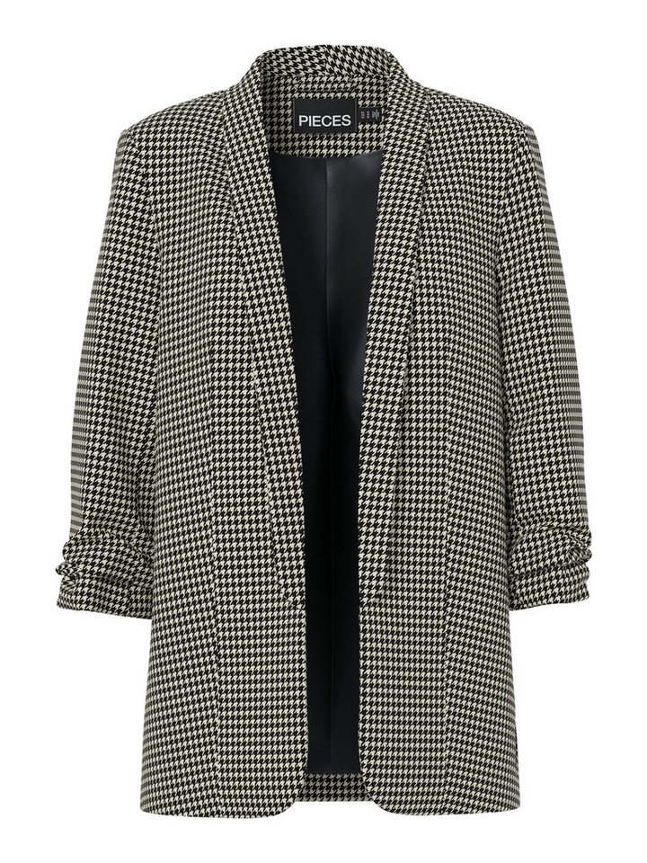pieces Blusenblazer PCBOSELLA 3/4 PRINTED BLAZER NOOS mit 3/4 Ärmel von pieces