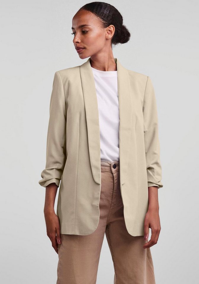 pieces Blusenblazer PCBOSELLA 3/4 BLAZER NOOS mit Faltendetail am Ärmel pieces Blusenblazer PCBOSELLA 3/4 BLAZER NOOS mit Faltendetail am Ärmel von pieces