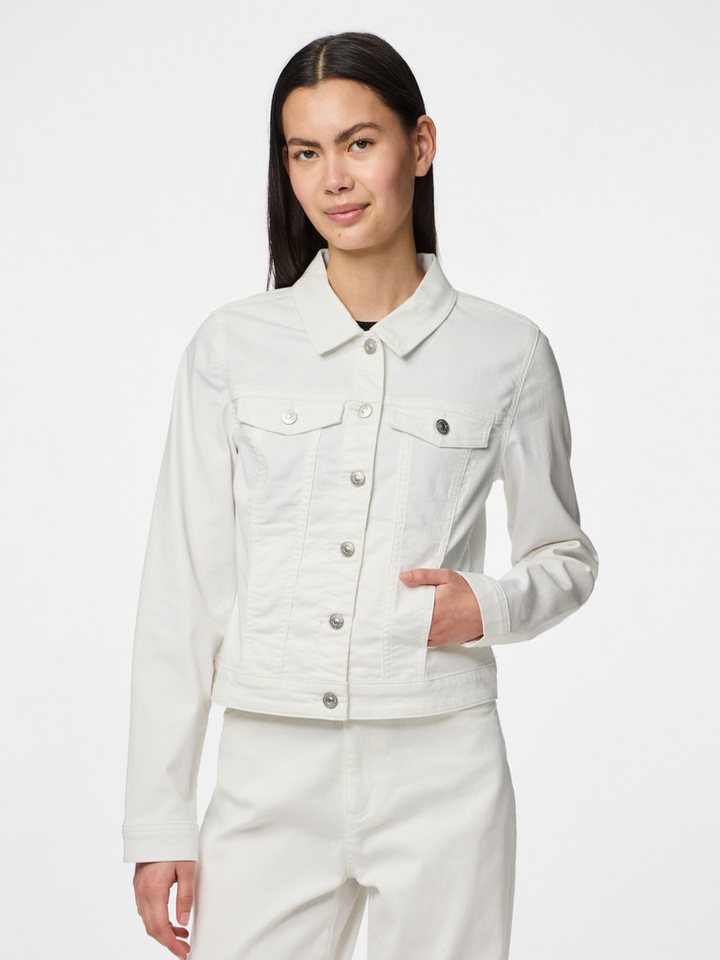 pieces Jeansjacke PCOIA LS DNM JACKET BWHI NOOS BC von pieces