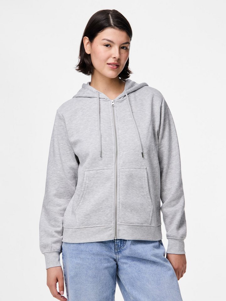 pieces Kapuzensweatshirt PCCHILLI LS ZIP HOODIE NOOS BC von pieces
