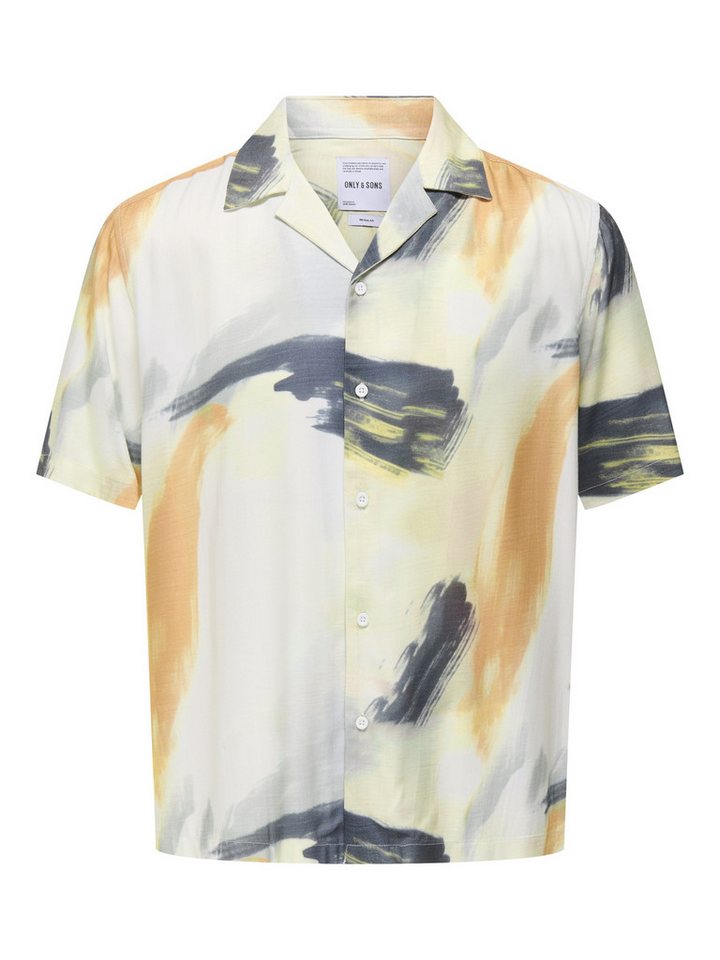 pieces Kurzarmhemd - Freizeithemd bedruck - Sommerhemd von pieces