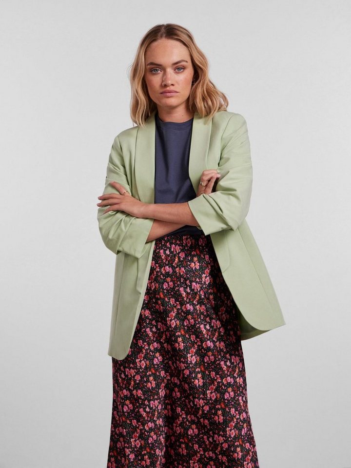 pieces Kurzblazer Bosella (1-tlg) Falten von pieces