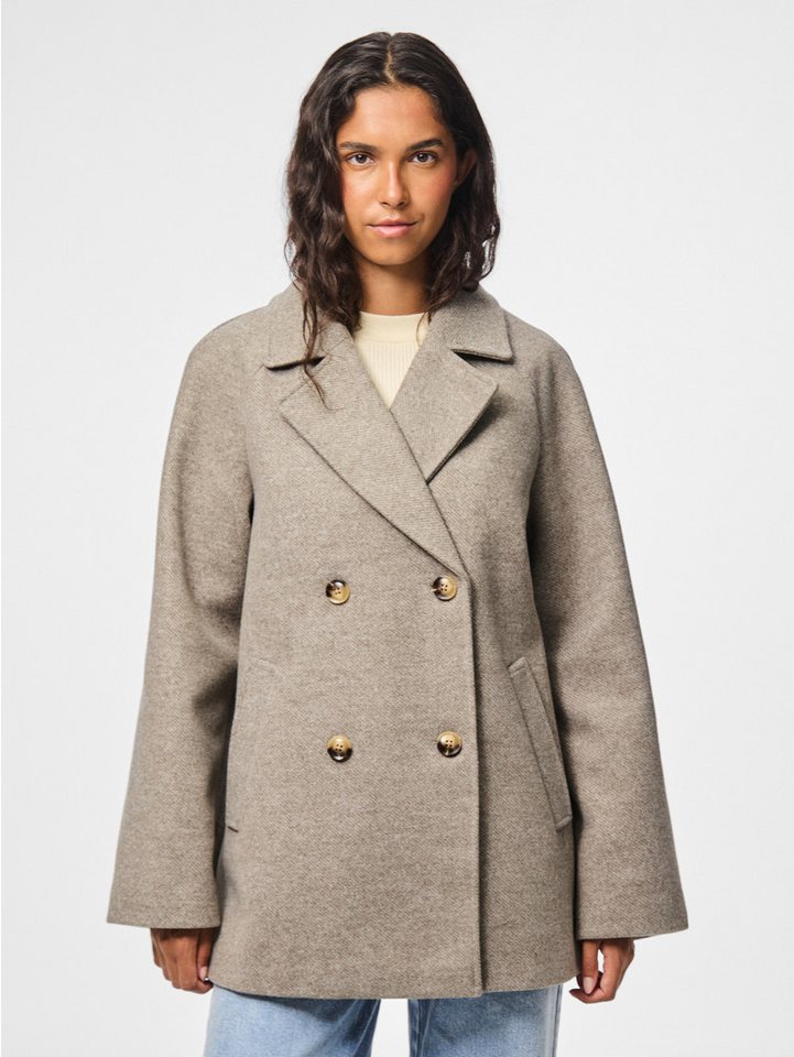 pieces Kurzmantel PCMARBEL COAT NOOS von pieces