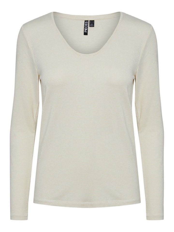 pieces Langarmshirt BILLO (1-tlg) Plain/ohne Details von pieces